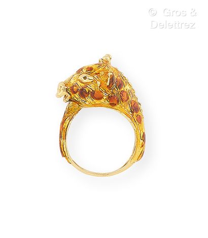 Travail des années 1960-1970
Bague « Girafe...
