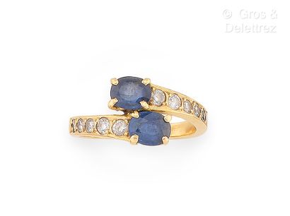 Travail français
Bague « Toi et Moi » croisée...