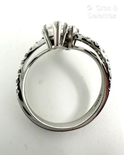 WASKOLL
Bague « Toi et Moi » sinueuse en...