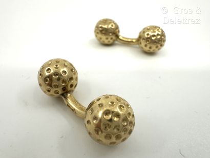 HERMES Paris, Modèle « Balles de golf »
Paire...