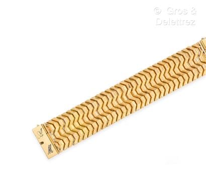 Travail des années 1950
Bracelet ruban en...