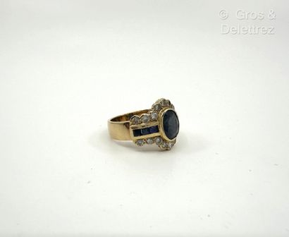 Bague « Diadème » en or jaune 750 millièmes...