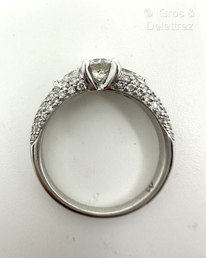 WASKOLL
Bague solitaire en or gris 750 millièmes...