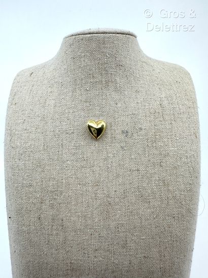 Pendentif « Cœur » en or jaune 750 millièmes....