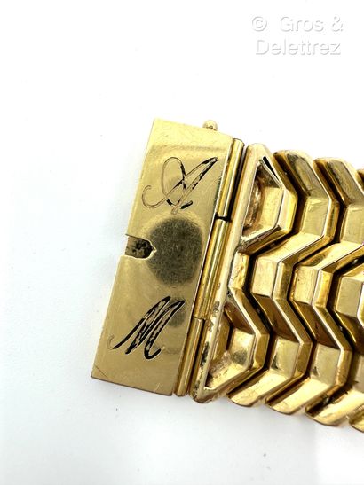 Travail des années 1950
Bracelet ruban en...