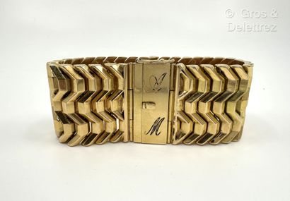 Travail des années 1950
Bracelet ruban en...
