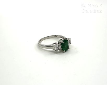 LIGNE VENDÔME
Bague en or gris 750 millièmes...
