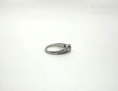 WASKOLL
Bague solitaire en or gris 750 millièmes...