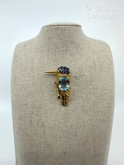 Travail des années 1960
Broche clip de revers...