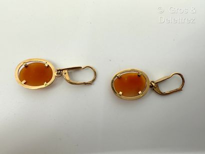 Travail français
Paire de pendants d’oreilles...