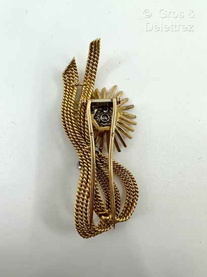 Travail français des années 1950
Broche Clip...