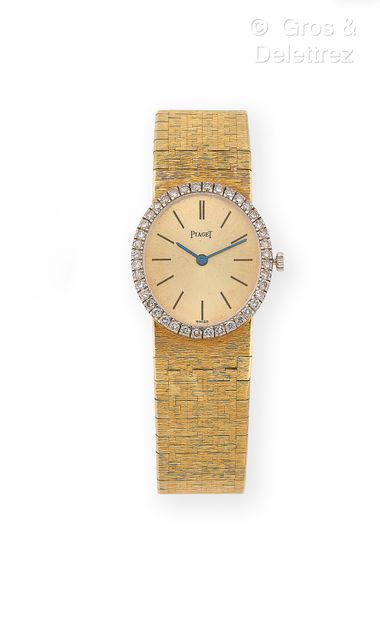 PIAGET, Référence « 9826 A 6 », Années 1970
Bracelet-montre...