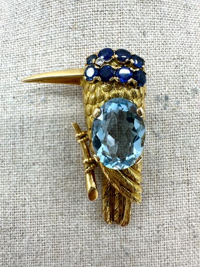 Travail des années 1960
Broche clip de revers...
