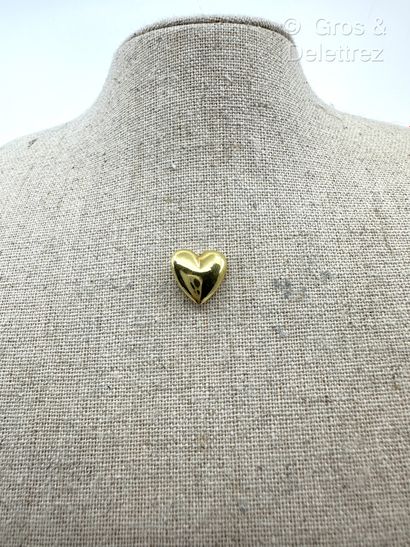Pendentif « Cœur » en or jaune 750 millièmes....