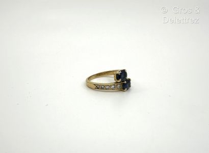 Travail français
Bague « Toi et Moi » croisée...