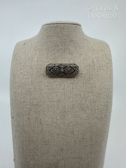 Travail français d’époque Art Déco
Broche...