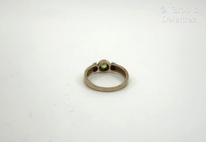 Bague godronnée en or jaune 375 millièmes...