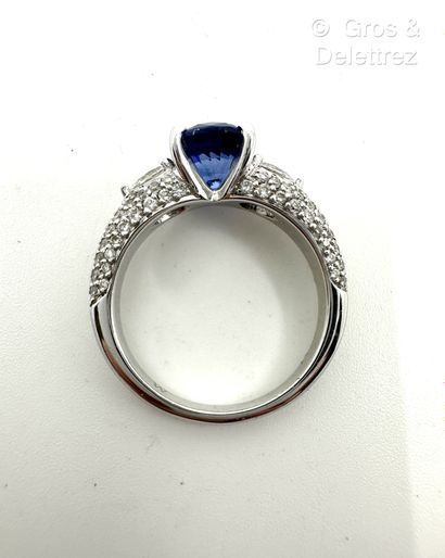 WASKOLL
Bague en or gris 750 millièmes et...