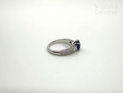 WASKOLL
Bague en or gris 750 millièmes et...
