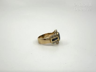 Bague « Diadème » en or jaune 750 millièmes...