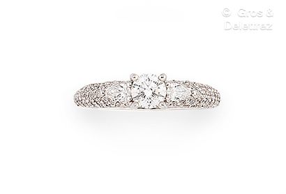 WASKOLL
Bague solitaire en or gris 750 millièmes...