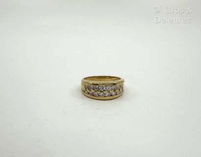 Travail français
Bague jonc en or jaune 750...