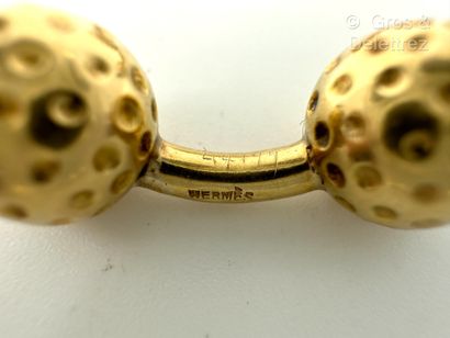 HERMES Paris, Modèle « Balles de golf »
Paire...
