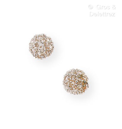 Paire de boutons d’oreilles « Boules » en...