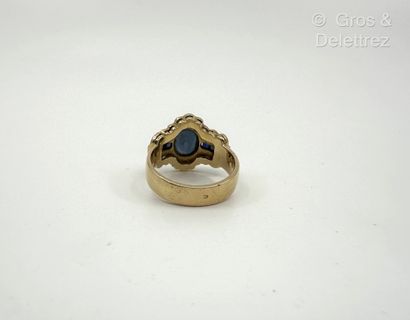 Bague « Diadème » en or jaune 750 millièmes...