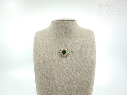Pendentif « Cœur » en or jaune 750 millièmes...