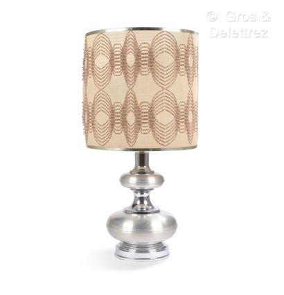 Work from the 1970s
Large lamp in chromed...