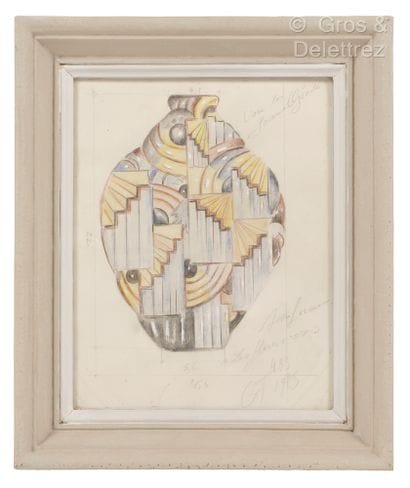 Camille FAURE (1874-1946)
Projet de vase...