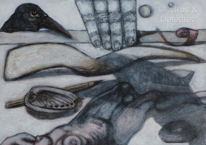Guido MAGGIORI (1944)
Look at us crow!
Acrylic...