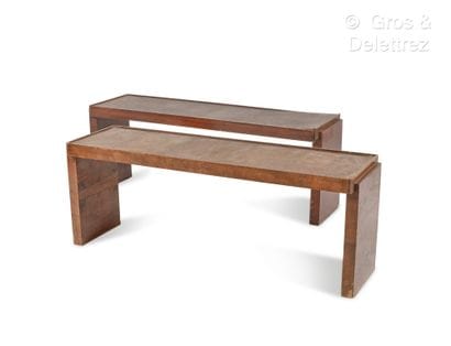 Jacques ADNET (1900-1984)
Paire de tables...