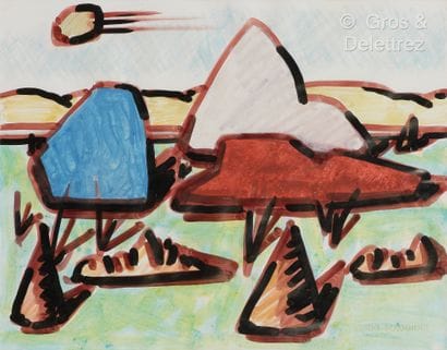 Guido MAGGIORI (1944)
Futura
Watercolor gouache,...