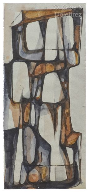 Mary BAIRD-SMITH (1972)
Grey wash and brown...