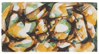 Mary BAIRD-SMITH (1972) 
Ocre jaune et vert...