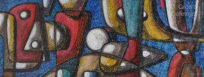 Guido MAGGIORI (1944)
Stained glass project
Acrylic...