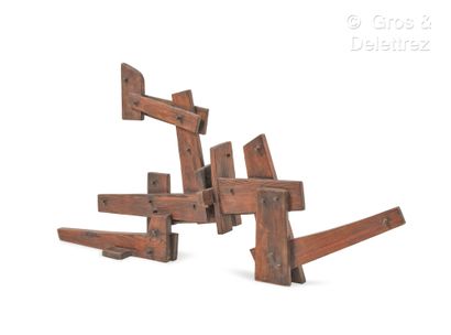 Ricardo SANTAMARIA (1920-2013)
Wood sculpture.
Circa...