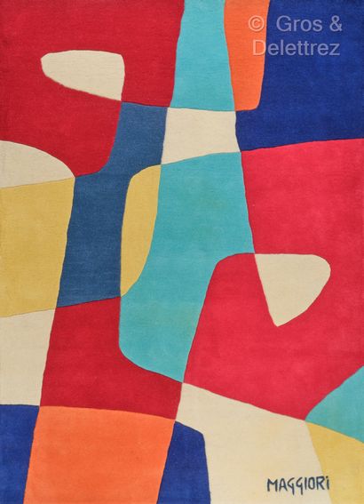 Guido MAGGIORI (1944)
ORPAYO
Wool rug.
Signed...