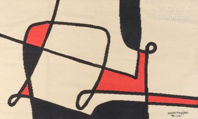 Guido MAGGIORI (1944)
Composition in black,...