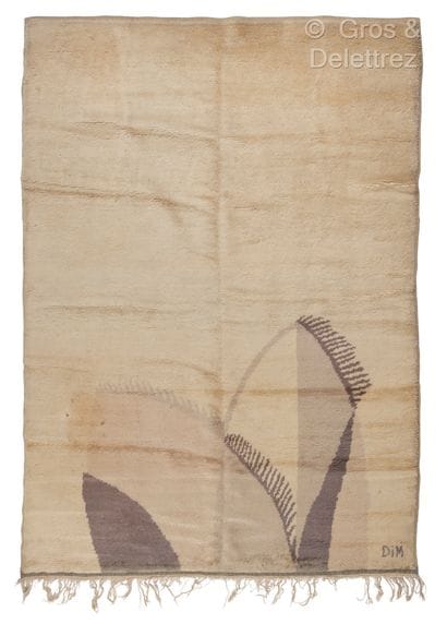 MAISON DIM
Tapis en laine à décor de feuillages...