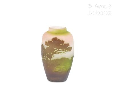 ETABLISSEMENTS GALLE
Vase en verre multicouche...