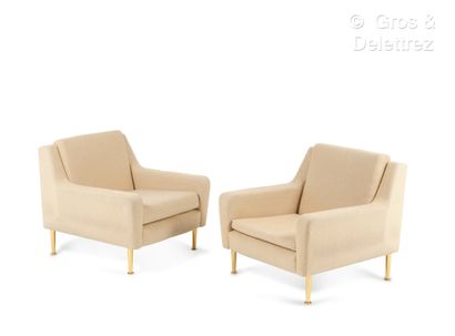 AIRBORNE
Pair of straight-back armchairs...