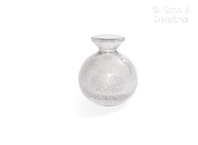 DAUM NANCY
Vase de forme ovoïde en verre...
