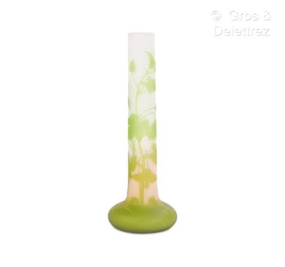 ETABLISSEMENTS GALLE
Vase à haut col en verre...
