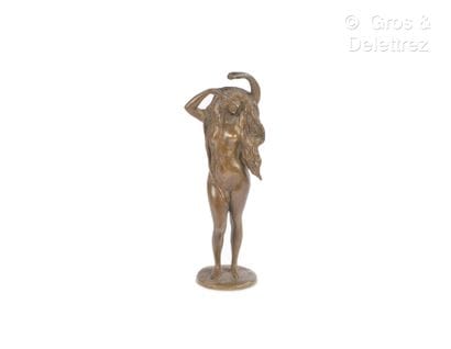 Théodore RIVIERE (1857-1912)
Femme nue debout
Sculpture...