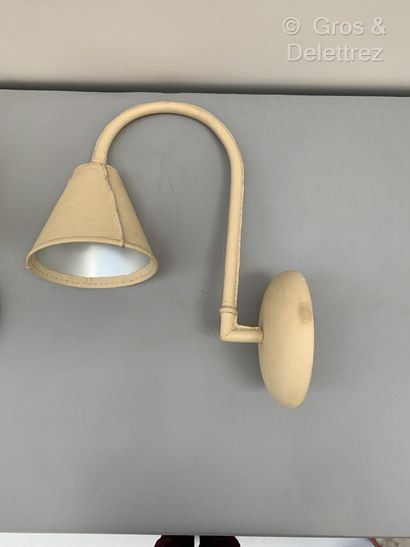 VALENTI HOUSE 
Pair of one-arm sconces in...