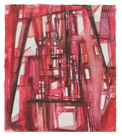 Mary BAIRD-SMITH (1972) 
Cobalt violet et...