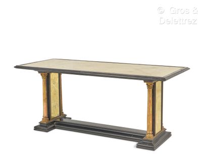 Work 1970
Console table in black lacquered...